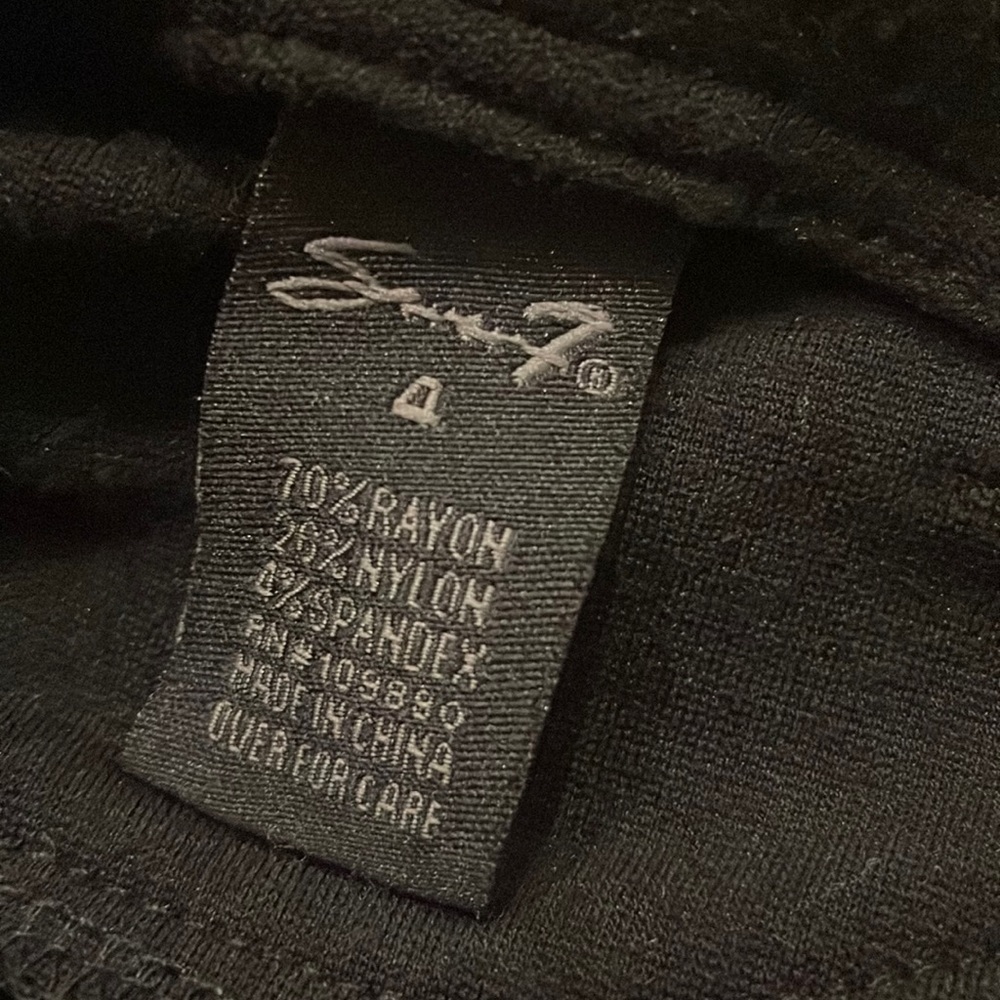 Seven7 Knit Cargo Pants Sz 4 EUC Super Cute Soft Utility Pockets Stretchy - Picture 5 of 17
